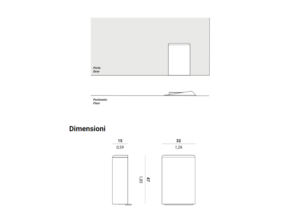Fermaporta Magnetico Istallazione Esterna Porta Stoppino X Open varie finiture |  Verum Italy - immagine 4